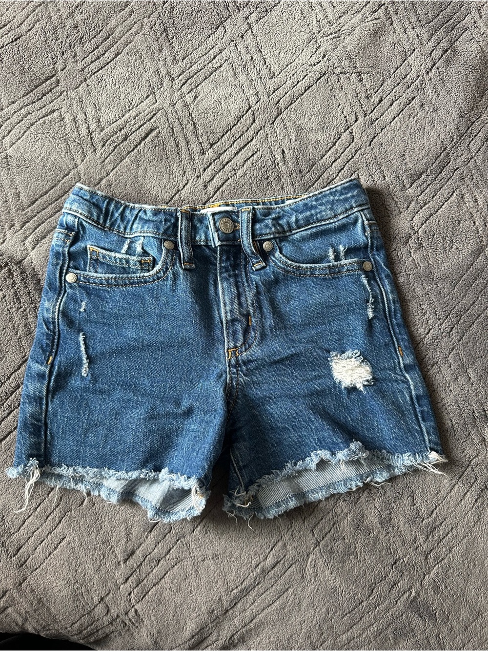 Epic Threads Distressed Denim Jean Shorts - Blue